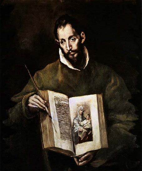 El Greco St Luke oil painting image